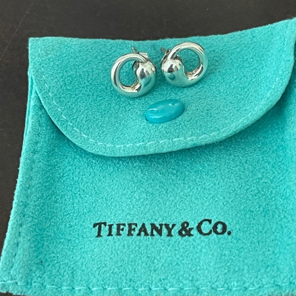 Tiffany Elsa Peretti Circle Earrings